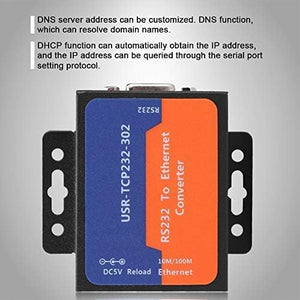 USR-TCP232-302 Tiny Size RS232 to TCP IP Converter Serial RS232 to Ethernet Server Module Ethernet Converter Support DHCP/DNS