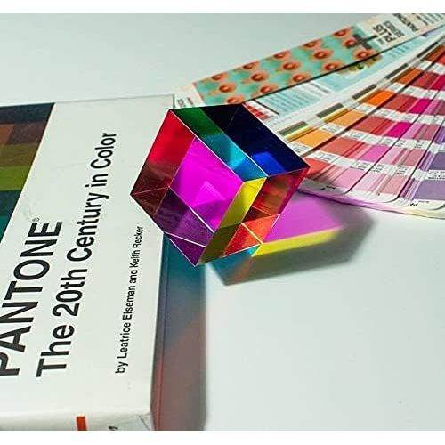 CMY Cubes Original (50mm) - Cyan, Magenta & Yellow Cube - Optical Color Cube - Teaches Subtractive Color Mixing for Ages 15+, Educational, Scientific, Physics & Kinetic Art Desk Object, STEAM - My Store