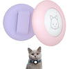 SimpleThings Air-tag Cat Collar Holder, Pet Silicone Protective Case for Air-tag, 2Pack Waterproof Case Cover for Apple Air-tag Cat Dog Pet Collar Within 3/8 inch - Pink&Purple