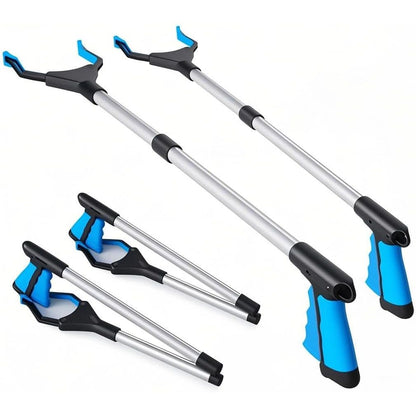 2025 Upgraded Reacher Grabber Pickup Tool, 32" Long Grabber Reacher Tool with Magnetic Tip, Trash Picker for Elderly Grab It Reaching Tool, Garbage Picker Upper, Litter Pick Up Grab Claw Grabber Stick