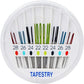 Buy now SINGER Tapestry Needles in Dial Compact, Assorted Sized Sewing Needles, Sizes 22, 24, 26, 28, Set of 24 at indiglob india