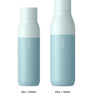 LARQ Bottle PureVis 17 oz - Self-Cleaning and Insulated Stainless Steel Water Bottle with UV Water Purifier and Award-winning Design | Reusable & Travel Friendly, Seaside Mint