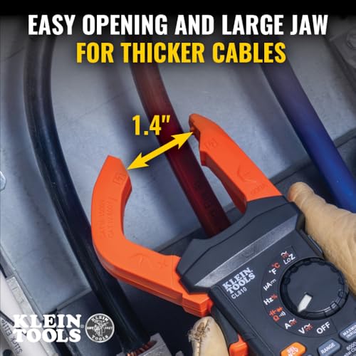 Buy now Klein Tools CL810 Digital Clamp Meter, Auto Ranging TRMS, AC/DC Volt/Current, LoZ, Continuity, Frequency, Capacitance, NCVT, Temp, More 1000V, Flashlight at indiglob india