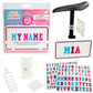 Buy now Ride Along Dolly Kid's Bicycle Customizable License Plate -Make Your Own Bike Name Plate -Includes Over 150 Letter and Cute Number Stickers Decals, Fits Most Bikes -Holiday Stocking Stuffer for Girls at indiglob india