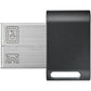 SAMSUNG FIT Plus 3.1 USB Flash Drive, 128GB, 400MB/s, Plug In and Stay, Storage Expansion for Laptop, Tablet, Smart TV, Car Audio System, Gaming Console, MUF-128AB/AM,Gunmetal Gray