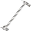 NearMoon Adjustable Shower Arm Universal Connection, Extension Arm, Adjust Angle to Upgrade Shower Experience, Easy to Install, Anti-leak (11 Inch, Chrome Finish) - Brushed Nickel