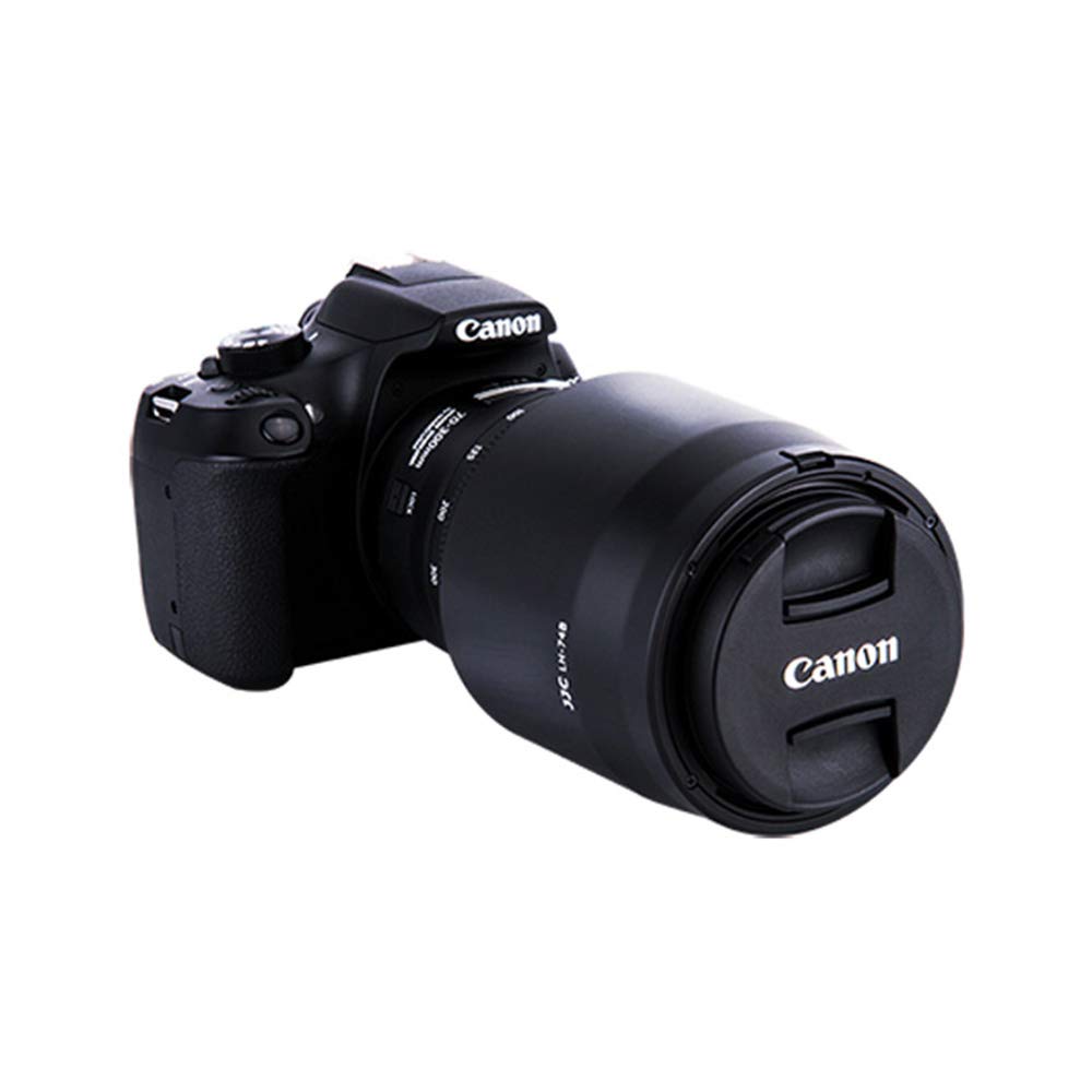 Buy now JJC Reversible Lens Hood Shade for Canon EF 70-300mm f/4-5.6 is II USM Replaces Canon Lens Hood ET-74B, with Button to Lock or Release at indiglob india