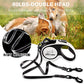 Buy now EXPAWLORER Dual Retractable Dog Leash - Double-Head Lockable Extendable Pet Leash - 16FT Reflective Nylon Ribbon - 360 Tangle-Free for Two Dogs Walking Training at indiglob india