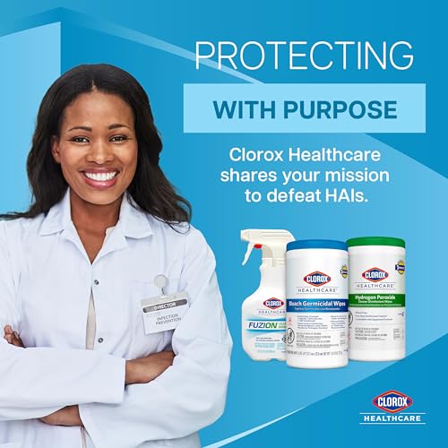 Buy now Clorox Healthcare VersaSure Cleaner Disinfectant Wipes, 6.75" x 8", 85 Count Canister (Package May Vary) at indiglob india