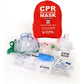 WNL Products CPR Rescue Mask, Adult/Child & Infant Pocket Resuscitator, Soft Case Kit with Belt Clip