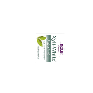 Buy now NOW Foods Solutions, Xyliwhiteƒ?› Toothpaste Gel, Refreshmint, Cleanses and Whitens, Fresh Taste, 6.4-Ounce at indiglob india