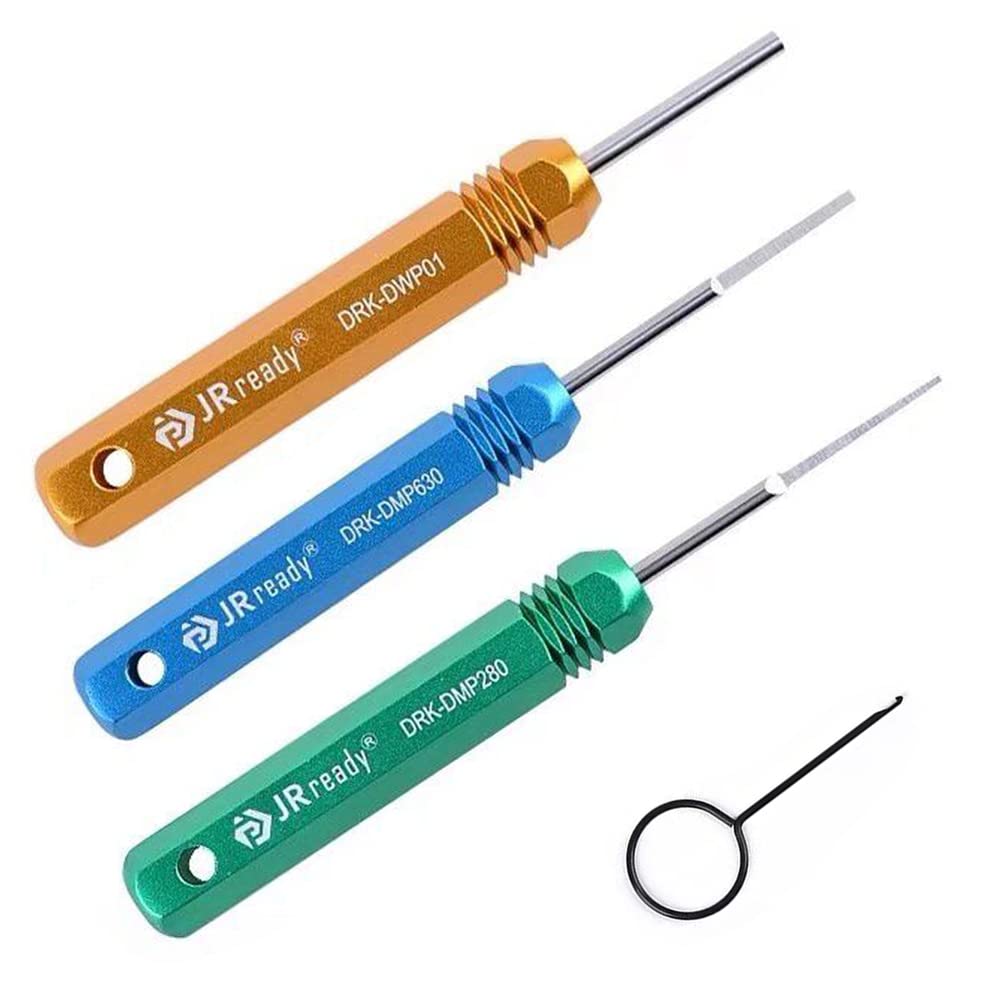 Buy now JRready ST5211 Pin Removal Tool KIT for Weather Pack Metri Pack Series Connector Harness terminals and Connector Crimp pin etc Electrical Connector, Tool KIT Include DRK 785084 Amp 1.5mm Removal Tool at indiglob india