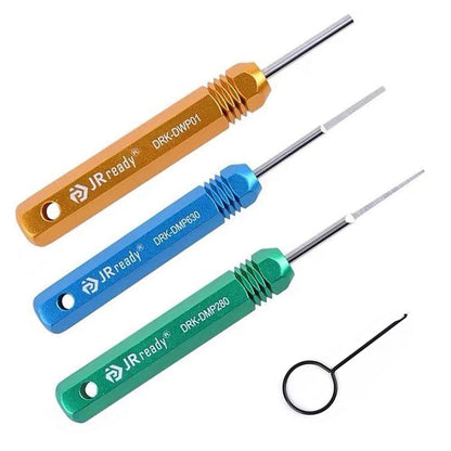 Buy now JRready ST5211 Pin Removal Tool KIT for Weather Pack Metri Pack Series Connector Harness terminals and Connector Crimp pin etc Electrical Connector, Tool KIT Include DRK 785084 Amp 1.5mm Removal Tool at indiglob india