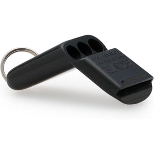 Genuine ACME Professional Quality BPA Free Plastic No. 635 Tornado AIRFAST Whistle, medium sized, High-pitch, pealess, 117 dBA, Designed and Made in The UK. Black