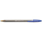 BIC MSB11BE Cristal Xtra Bold Ballpoint Stick Pen, Blue Ink, 1.6mm, Bold, Dozen