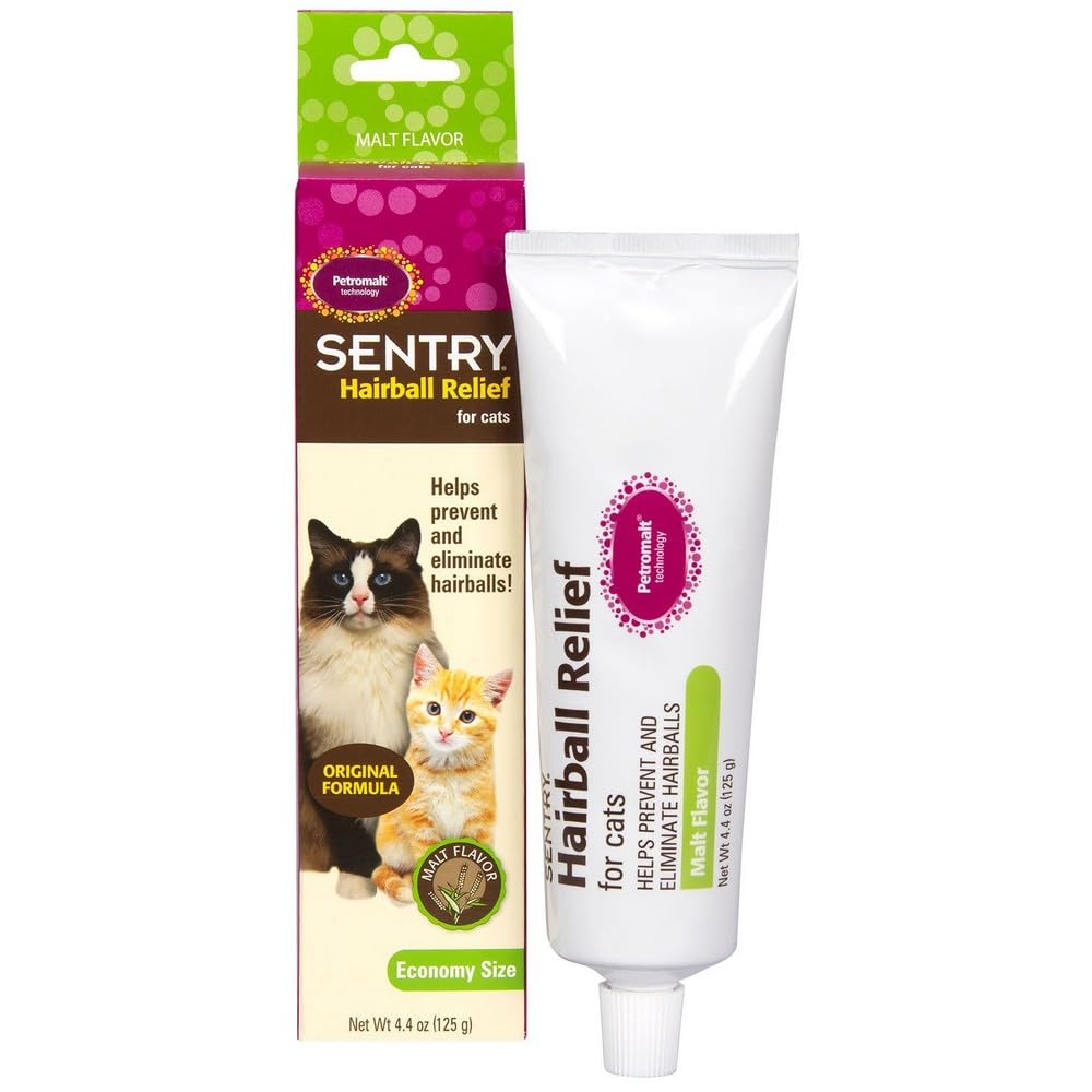 Buy now SENTRY PET CARE Sentry Hairball Relief for Cats,Malt Flavor,4.4 Ounces at indiglob india