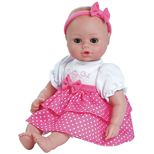 Buy now ADORA Playtime Baby Pretty Girl Vinyl 13 Girl Weighted Washable Cuddly Snuggle Soft Toy Play Doll Gift Set with Open/Close Eyes for Children 1+ Includes Bottle at indiglob india