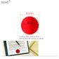 Hybsk 300pcs Notary Seals 2 inch Embossing Stickers Bright Red Metallic Certificate Sealing Labels with Serrated Edge for Awards Lega (Bright Red)