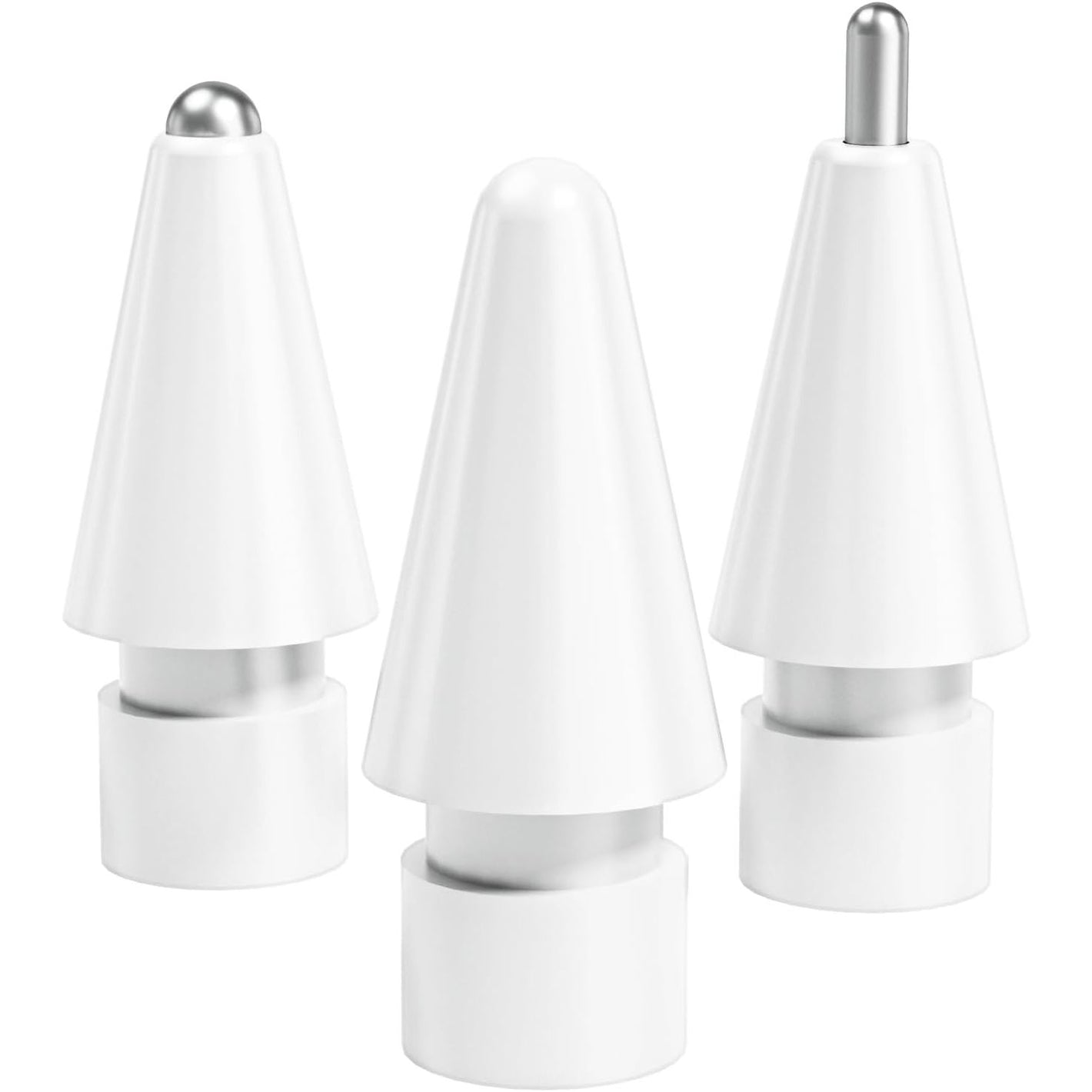 Replacement Tips Compatible with Apple Pencil 2 Gen ipad Pro Pencil - iPencil Nib for ipad Pencil 1 st/Pencil 2 Gen (3 Pack-White)