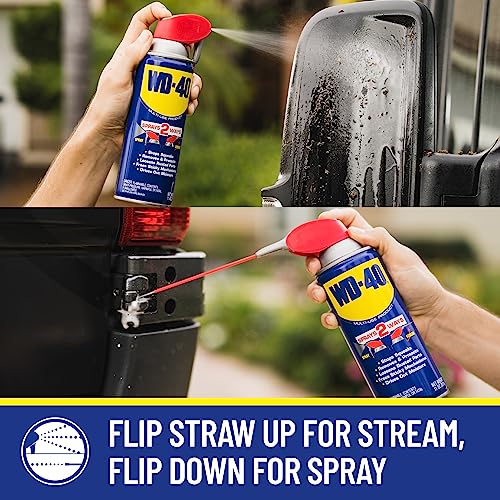 Buy now WD-40 Original Formula, Multi-Use Product with Smart Straw Sprays 2 Ways,12 OZ at indiglob india