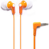 Panasonic ErgoFit Wired Earbuds, 3.5mm Jack In-Ear Headphones Wired with Dynamic Crystal-Clear Sound and Soft Ergonomic Custom-Fit Earpieces (S/M/L), for Phones and Laptops - RP-HJE120-N (Rose Gold) - Orange