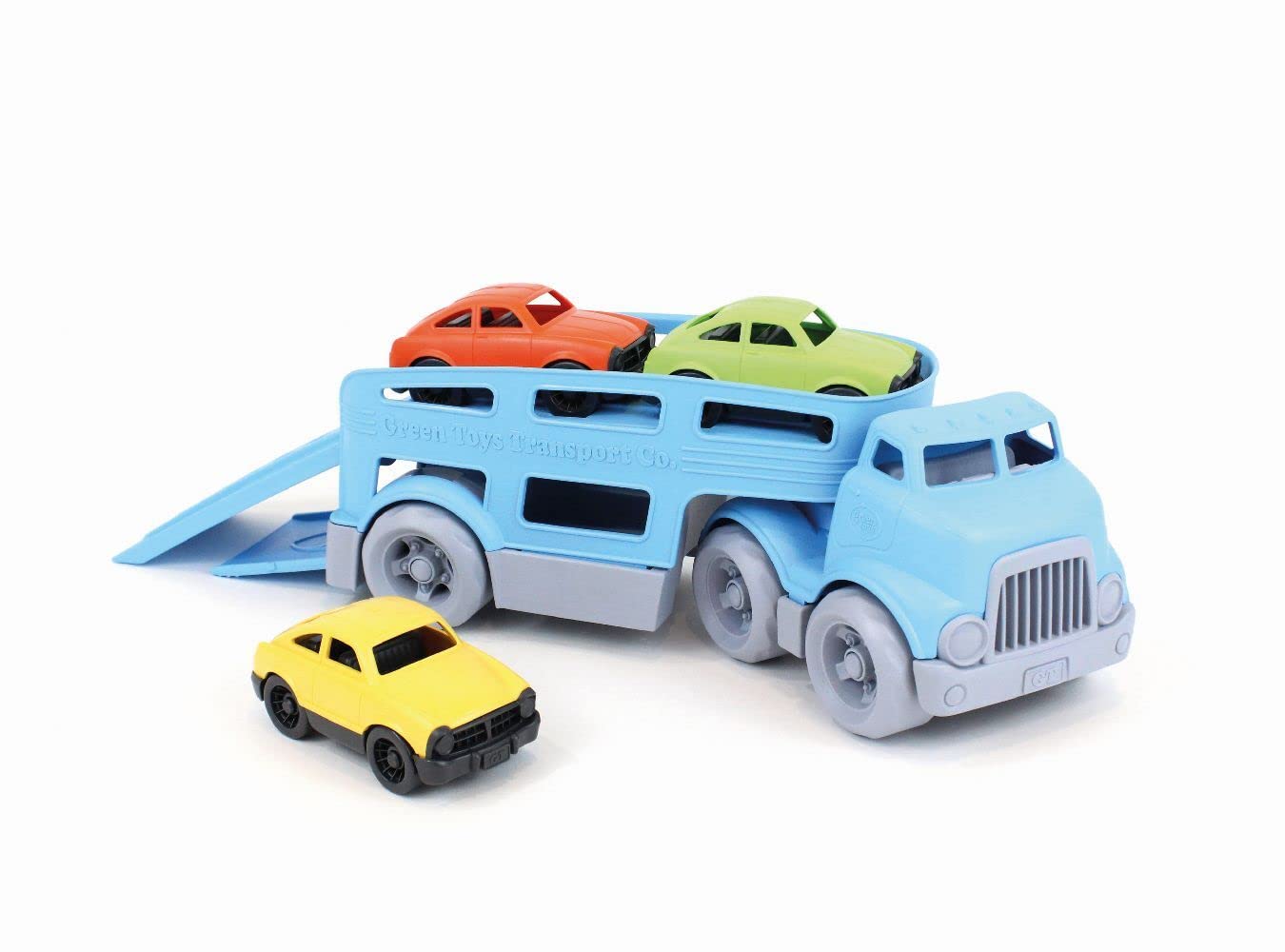 Buy now Green Toys Car Carrier, Blue - Pretend Play, Motor Skills, Kids Toy Vehicle. No BPA, phthalates, PVC. Dishwasher Safe, Recycled Plastic, Made in USA. at indiglob india