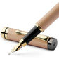 Wordsworth & Black Fountain Pen Set, Luxury Bamboo Wood - Medium Nib, Gift Case; Includes 6 Ink Cartridges, Ink Refill Converter -Journaling, Calligraphy; Drawing, Smooth Writing [Rosewood]