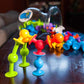 Buy now Fat Brain Toys Squigz Deluxe Set - 50-Piece Suction Construction Toys, Suction Bath Toys, Sensory Toys for Kids 3 and Up at indiglob india