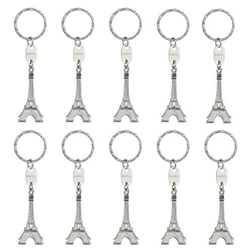 Buy now baotongle 15pcs Eiffel Tower Keyring, Paris Eiffel Tower Keychains 3-D Key Ring French Souvenirs Retro Adornment Cute Lovely Decorative Metal Craft Art Statue Model for Table Decor Gifts Silver at indiglob india