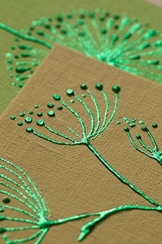 Buy now Pébéo Gédéo Mirror Effect Gold Leaves Adhesive Sheet - 12 Sheets, 5 ½ x 5 ½ Inches, Art and Craft Supplies, for Painting, Home Decor, or Decorations at indiglob india