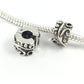 Buy now Yeshan Antique Silver Clip Lock Bead Charms with Rubber Stopper O-Rings at indiglob india