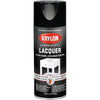 Krylon K07031777 Gloss White Lacquer Spray, 12 oz. - Black