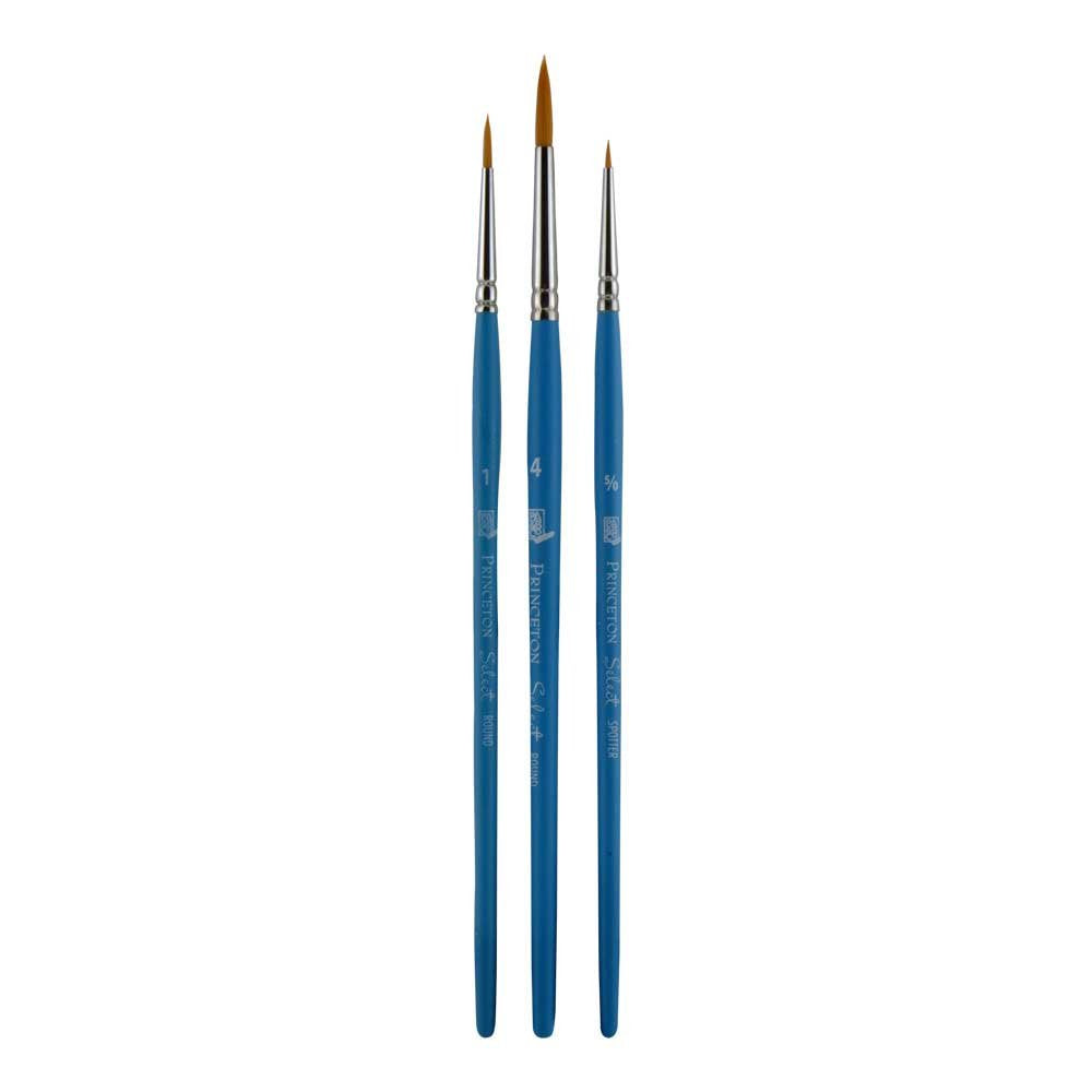 Buy now Princeton Select Artiste Brush Set No. 1, Synthetic, 3 Piece, 1 Count at indiglob india