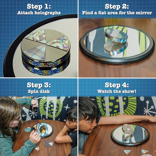 Buy now Toysmith Euler’s Disk – Create A Hypnotic Display of Light & Sound- Science Desk Decor for Home and Office – Physics Toys for Adults & Kids 8+ at indiglob india