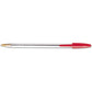 BIC Cristal Xtra Smooth Red Ballpoint Pens, Medium Point (1.0mm), 12-Count Pack, Extra Smooth and Reliable Ballpoint Pens
