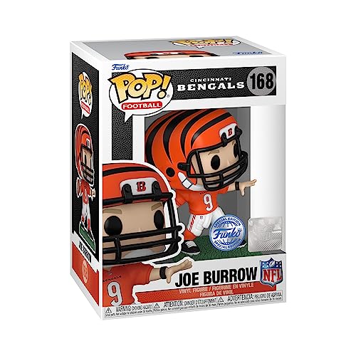 Buy now Funko Joe Burrow (Cincinnati Bengals) Pop! NFL Series 9 at indiglob india