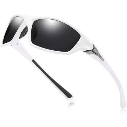 DUBERY Mens Sports Polarized Sunglasses 100% UV Protection Driving Cycling Fishing Shades D120
