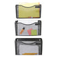 Buy now Mind Reader 3SEPWALG-BLK Wall Mounted 3 Compartment Office Supply, Document, Folder Organizer, Black at indiglob india