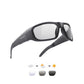 Buy now OhO Smart Glasses, Audio Glasses With Bluetooth Speaker,Reading Glasses With Voice Control and Open Ear,(Men/Women) Black Frame-transitional Grey Lens at indiglob india