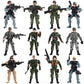 Buy now Mr.River US Army Men and SWAT Team Toy Soldiers Action Figures with Military Weapons Accessories for Kids Boys Girls,12Pcs at indiglob india