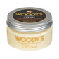 Woody's Styling Cream for Men, Flexible Styling Cream, Controls Curly and Wavy Hair, Water-Soluble with a Healthy Shine Finish, Adds Volume and Thickness, contains Fibroin, Compact-size, 3.4 oz. 1-pc