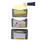 Buy now Mind Reader 3SEPWALG-BLK Wall Mounted 3 Compartment Office Supply, Document, Folder Organizer, Black at indiglob india