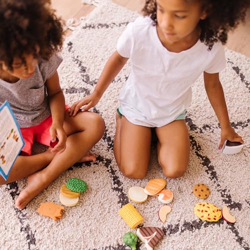 Buy now Melissa & Doug Fun Food Combine & Dine Durable Play Food for Toddlers Boys and Girls at indiglob india