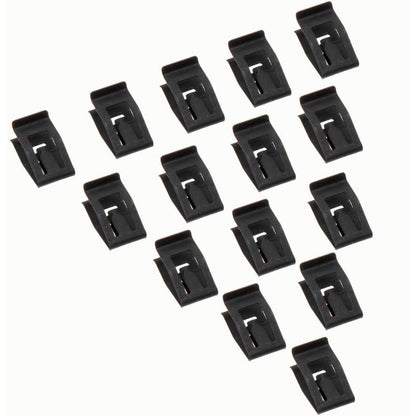 15 Pack Black Retainer Clips Universal Automotive Car Front Console Dash Dashboard Trim Fastener Rivet Clips for Ford Mazda Audi Toyota - My Store