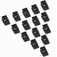 15 Pack Black Retainer Clips Universal Automotive Car Front Console Dash Dashboard Trim Fastener Rivet Clips for Ford Mazda Audi Toyota
