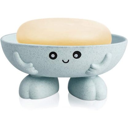 Soap Holder, Cute Soap Dish for Kids Children, Creative Lovely Bar Soap Tray Counter for Shower Bathroom Kitchen Countertop - Pink