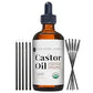 Kate Blanc Cosmetics Castor Oil Organic for Hair, Lashes, Face (2oz), 100% Pure, Cold Pressed, Hexane Free. Eyelash Serum for Thicker-Looking Eyelashes & Eyebrows