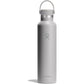 Hydro Flask Water Bottle - Insulated Stainless Steel - Non Spill, Leakproof in 24 Oz White
