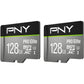 PNY P-SDUX512U3100PRO-GE 512GB PRO Elite Class 10 U3 V30 microSDXC Flash Memory Card - 100MB/s, Class 10, U3, V30, A2, 4K UHD, Full HD, UHS-I, Micro SD