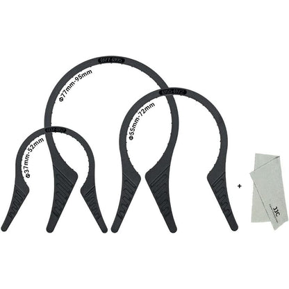 3 Packs Camera Lens Filter Wrench Kit, CPL UV ND Filter Removal Wrench Tool Set, Fit 37mm-52mm 55mm-72mm 77mm-95mm Lens Thread for Canon Nikon Sony Fujifilm Olympus Panasonic and Other Camera